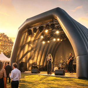 Tente gonflable pour événements en plein air, scène, stand avec éclairage LED, imperméable et résistant aux intempéries - Product Image 4