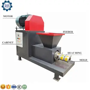 Factory Supplier Rice Husk Sawdust Briquette Wood Charcoal Making Machine/Wood Fire Log Making Maker Machine For BBQ