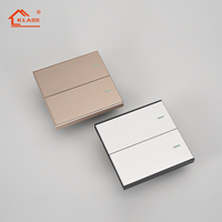 Nouveau Design Cuisine Interrupteur Prise Acier Inoxydable USB Type C Port Applique Murale Interrupteurs Électriques pour la Maison 3 Prises CA 2 Prises