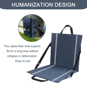 Mydays Tech Outdoor Dobrável Outdoor Cadeira De Praia Almofada Portátil <span class=keywords><strong>Stadium</strong></span> Assento Almofada com Apoio Traseiro - Product Image 6