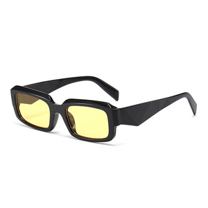 Jamie L1625 Square Frame Sunglasses Black Plastic UV400 Unisex Outdoor Sunshade - Product Image 2