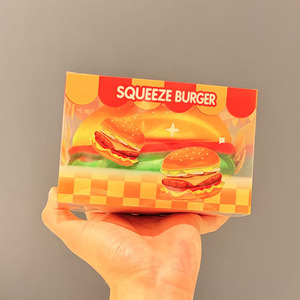 Mainan Squishy TPE Bentuk Hamburger Simulasi, Pereda Stres, Slow-rebound, Bestseller Lintas Negara, Dikemas dalam Kotak - Product Image 6