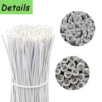 Attaches en fil métallique pour plantes de jardin, attaches en métal, attaches en câble, attaches en fil recouvert de PE PVC, clips pour cerceaux de serre