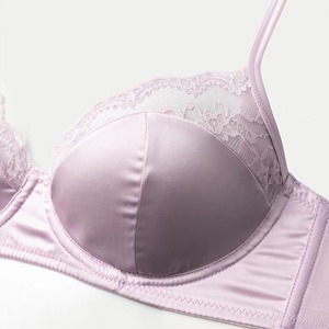 <span class=keywords><strong>Reggiseno</strong></span> YIYI in pizzo francese liscio da donna, morbido con ferretto push-up per <span class=keywords><strong>seno</strong></span> piccolo, controllo del volume laterale, anti-cedimento, <span class=keywords><strong>reggiseno</strong></span> estivo sottile - Product Image 4