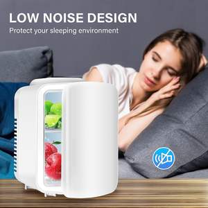 ตู้เย็นพกพาขนาด 10 ลิตร สีสันสดใส สำหรับโปรโมชั่นขายส่ง เหมาะสำหรับใช้ในบ้าน โรงแรม หรือสำนักงาน  หน้ากระจก ขนาดเล็ก - Product Image 3