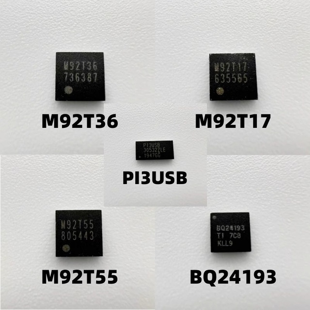 M92T17 M92T36 M92T55 BQ24193 PI3USB 30532ZLE Charging IC for Nintendo Switch Console Display HDMI Compatible Chipset