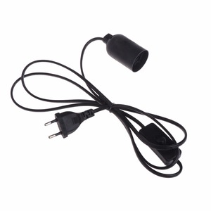 Support de base de lampe E26 E27 suspendu pour luminaire LED adaptateur de cordon de prise d'ampoule avec interrupteur et câble d'alimentation de 1.8m - Product Image 5
