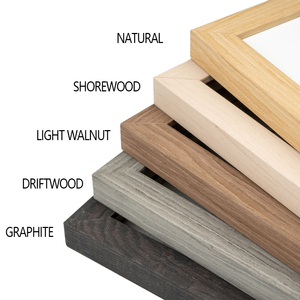 Großhandel Brown dünne Kante <span class=keywords><strong>Tek</strong></span> Massivholz Foto rahmen Rahmen Display Hersteller mit sauberem Acryl - Product Image 6