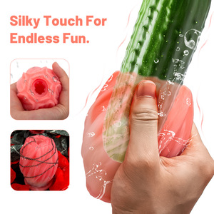 Masturbadores Masculinos, Juguetes Sexuales Orales para Hombres, Copa de Masturbación de Silicona Suave en Forma de Rosa, Juguetes Sexuales para Hombres - Product Image 1