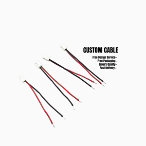 공장 맞춤형 JST 1.25mm 피치 <span class=keywords><strong>2</strong></span>웨이 암 커퍼 나일론 와이어 하네스 GHR-02V-S 2P 케이블 어셈블리 전자제품 PCB 연결 - Product Image 1