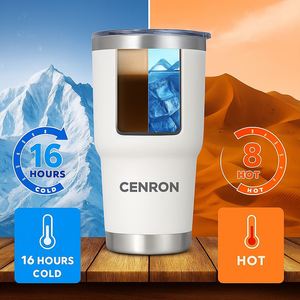 Custom Logo Stainless Steel Tumbler Cup 30oz Powder Coated Vacuum Insulated Mug <b>Straw</b> 6-12 Hours Thermal Insulation Portable - Product Image 2
