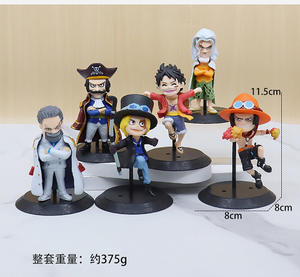 Vente chaude, ensemble Q-version, figurine d'action en une seule pièce, Luffy, Zoro, Ace, Nico <span class=keywords><strong>Robin</strong></span>, Nami, Boa Hancock, jouets en PVC, mini figurine - Product Image 5