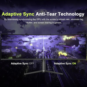 <span class=keywords><strong>Monitor</strong></span> PC da Gaming E-Sports Curvo LED da 49 Pollici Risoluzione Ultra-Alta 5120*1440 Widescreen 120Hz 180Hz 240Hz 1ms HDR con DP - Product Image 6