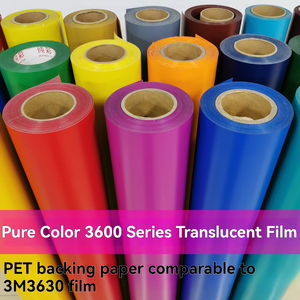 Pure color transparent film outdoor advertising luminous character color changing film replaces 3M3600 instant <strong>paste</strong> - Product Image 2