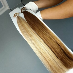 Jasminebeauty Double DrawnSalon-Quality Flat-<b>Tip</b> <b>K</b>-<b>Tip</b> Russian Keratin Hair <b>Extensions</b> Cuticle-Aligned OEM Colors - Product Image 2