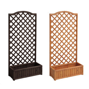 <span class=keywords><strong>Fioriera</strong></span> da Giardino <span class=keywords><strong>in</strong></span> <span class=keywords><strong>Legno</strong></span> di Alta Qualità con Basso MOQ <span class=keywords><strong>per</strong></span> Fiori Piante e Verdure con Recinzione e Ruote - Product Image 2