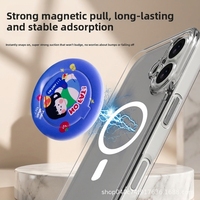 Support magnétique pour téléphone avec suivi intelligent, fixation par ventouse pour voiture et bureau, rotation à 360°, aimant puissant pour 17 Pro Max