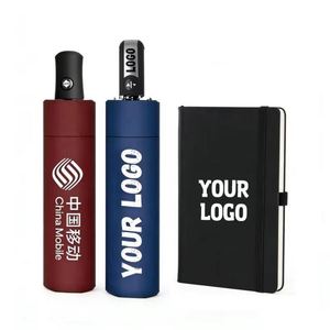 Regalos Empresariales Promocionales, Paraguas Portátiles Compactos de Lujo con Logotipo Personalizado - Product Image 1