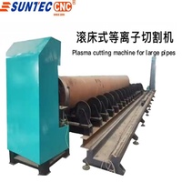 5 axes rouleau tube carré biseau rond cnc plasma machine de découpe tube rond tuyau en acier cnc plasma métal cutter