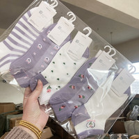 Lot de chaussettes courtes en coton respirantes et mignonnes à motifs pour femmes, idéales pour l'été