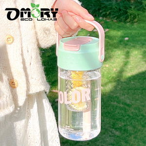 OMORY Portable Lightweight <b>Straw</b> <b>Bottle</b> 750ML Hidden <b>Straw</b> Tea Separation <b>Bottle</b> - Product Image 4