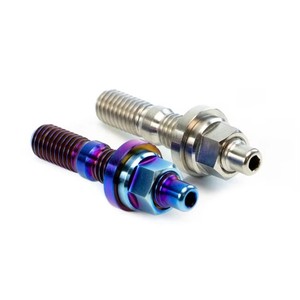 <b>Titanium</b> Exhaust Manifold <b>Stud</b> Kit Burnt Finish M8 M10 Turbo Header Cylinder Head Fastener for Honda Acura - Product Image 1