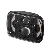JINXIN Nouveau phare carré à 4 LED de 7 pouces, conversion automatique, phares LED pour voiture Wrangler, camion tout-terrain