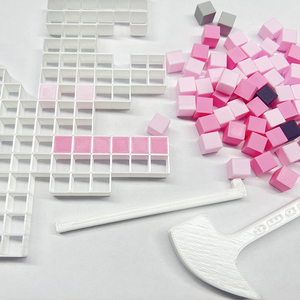 Bloques de Construcción Personalizados AJB, Juguete de Rompecabezas DIY de 24 Colores con Herramientas, Bloques de Píxeles OEM y Diversión para Armar - Product Image 1