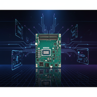 Módulo Industrial Advantech SOM-5871 COM Express Tipo 6 Básico, AMD Ryzen Embedded V1000, DDR4 ECC, Pantalla Cuádruple 4K, Entradas/Salidas Enriquecidas