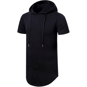Sudadera con Capucha de Media Manga de Calidad Premium, Logotipo de Marca Personalizado, Ropa Deportiva Informal, Fabricante Mayorista OEM ODM - Product Image 1