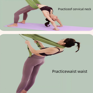 Cinta de Yoga Aérea CZ de Alta Calidad, Entrenamiento en Casa, Yoga para Moldear el Cuerpo, Mejora la Flexibilidad y Alivia el Dolor en los Movimientos Corporales - Product Image 5