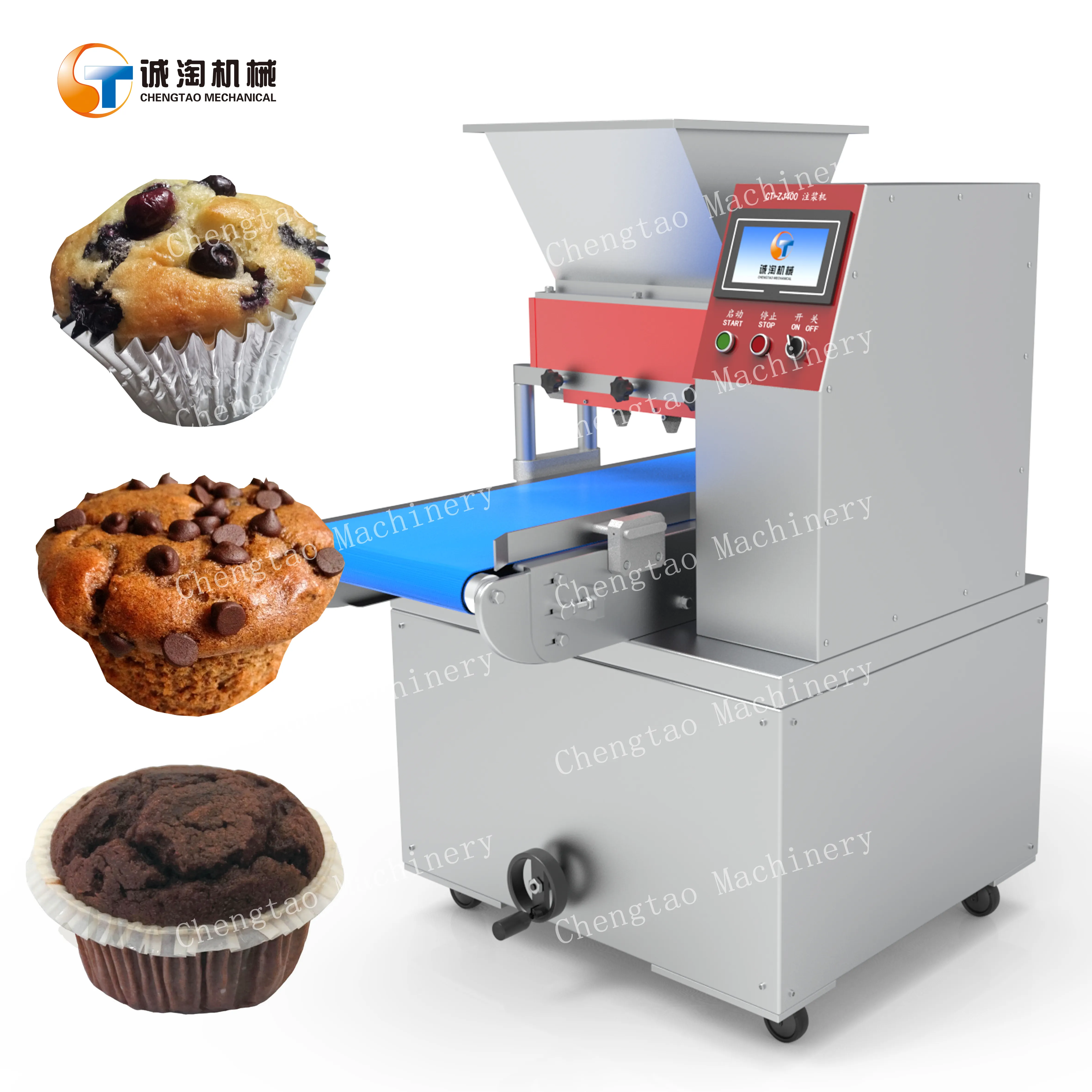 Fabrika kaynağı otomatik makine kek makinesi makinesi kek Depositor fincan kek buzlanma makinesi
