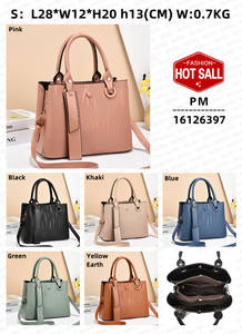 new 2022 the most versatile hand bag ladies and fashionabie block bag tote bag handbag - Product Image 2