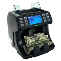 La machine de compteur d'argent multi CIS à grande vitesse installe jusqu'à 30 devises Machine de comptage de détecteur de billets de banque professionnelle