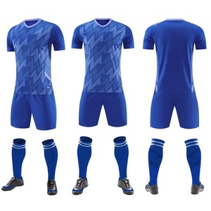 Tenue de football pour hommes, hauts d'entraînement à manches courtes, personnalisables pour les équipes, en coton/bambou/spandex, OEM - Product Image 2