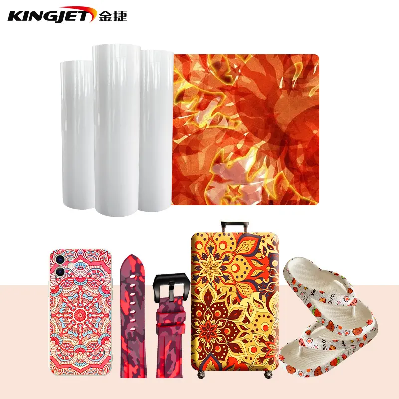 Kingjet ชุดจุ่มไฮโดรฟิลม์ไฮโดรกราฟฟิก3D การพิมพ์ฟิล์มถ่ายโอนของเหลวลูกบาศก์ฟิล์มไฮโดรไดรด์การพิมพ์แบบจุ่มด้วยน้ำ