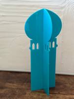 Panneau Ramadan en acrylique, Décoration Ramadan en acrylique, Minaret 3D pour table