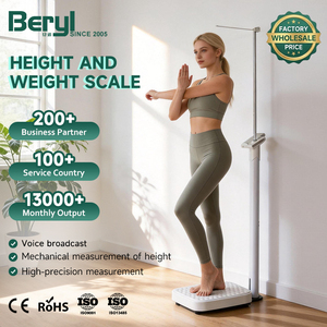 Báscula Digital Electrónica <span class=keywords><strong>2</strong></span> en 1 para Medir la Altura y el Peso Corporal - Product Image 1