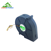 Ventilateur centrifuge AMBEYOND DC 93x93x30mm 12V 24V, ventilateur de refroidissement turbo adapté aux cuisinières à induction et aux purificateurs d'air