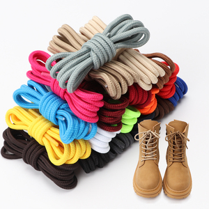 Lacets de bottes ronds solides en polyester pour la marche, la randonnée et les lacets de baskets - Product Image 1
