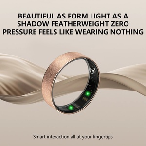 Bague connectée simple et intelligente, moniteur de fréquence cardiaque, d'oxygène sanguin et de sommeil, podomètre sportif étanche IP68, contrôle gestuel à distance, contrôle des photos - Product Image 2