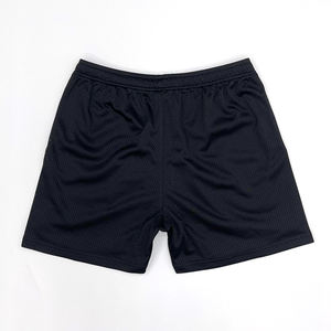 Short de basketball en maille noir personnalisé de haute qualité pour hommes, short de sport design - Product Image 3