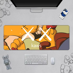 Özel baskılı Logo KAWS büyük karikatür su geçirmez çizilmeye dayanıklı radyasyon koruma kaymaz doğal kauçuk <span class=keywords><strong>Mouse</strong></span> <span class=keywords><strong>Pad</strong></span> - Product Image 5