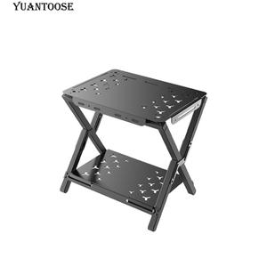 Table pliante d'extérieur Yuantoose en alliage d'aluminium, double couche, portable, pour camping et pique-nique, noire Mfa 01 - Product Image 3