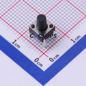 UK-B0202-G8.5-250 Tactile Switch Through hole-4P,6x6mm Switch Single Pole Single Throw Round Button 2.5N Through Hole - Product Image 1