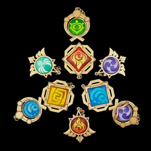 Pendentif en verre lumineux Vision de Liyue Mondstadt, <span class=keywords><strong>porte</strong></span>-clés <span class=keywords><strong>Genshin</strong></span> <span class=keywords><strong>Impact</strong></span> - Product Image 5