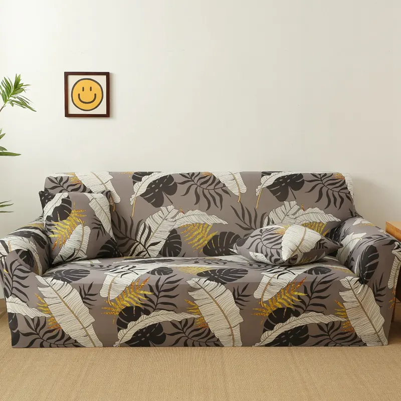 Venta al por mayor de alta calidad 3D estirable elástico retráctil sofá cubierta impermeable esquina sofá cubierta