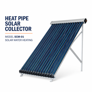Colector <span class=keywords><strong>solar</strong></span> de tubos de vacío con revestimiento de triple objetivo <span class=keywords><strong>para</strong></span> agua caliente durante todo el año - Product Image 1