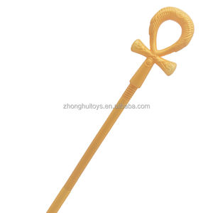 Varita Mágica del Faraón <span class=keywords><strong>Egipcio</strong></span>, Accesorio de <span class=keywords><strong>Disfraz</strong></span> para Fiesta de Halloween, Cetro de Diosa Maga, Bastón del Rey Mítico de Navidad - Product Image 5