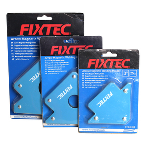 FIXTEC Supports <span class=keywords><strong>de</strong></span> <span class=keywords><strong>soudage</strong></span> magnétiques triangulaires en acier pour localisation, 25, 50 et 75 livres - Product Image 1